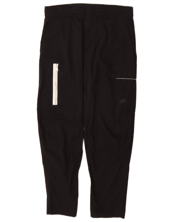 Pantaloni cargo conici pentru bărbați Nike W32 L27 bumbac negru