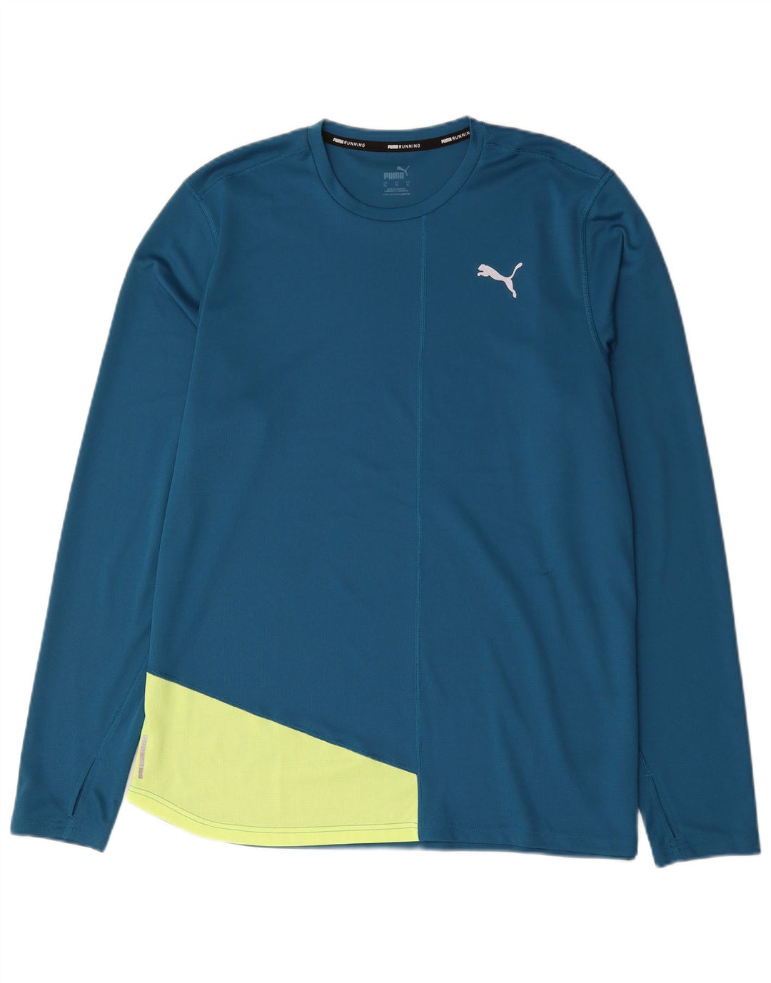 Puma Top cu mânecă lungă pentru bărbați XL, albastru, color block