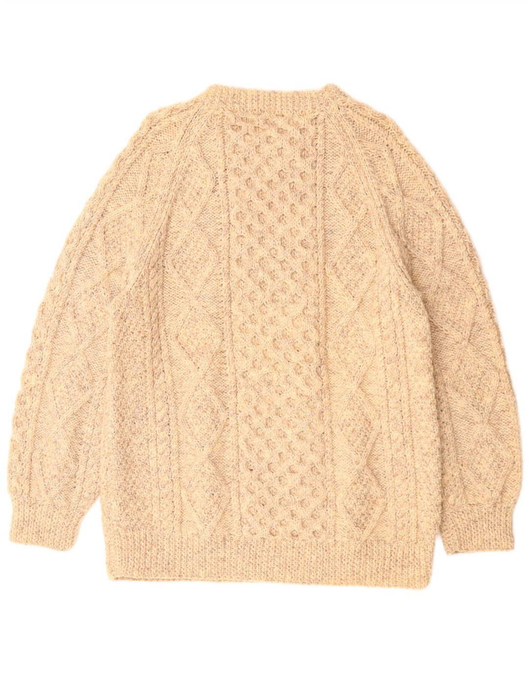 Pulover pentru bărbați RITA CONDRON Pulover cu gât crew din Lână Mediu Bej