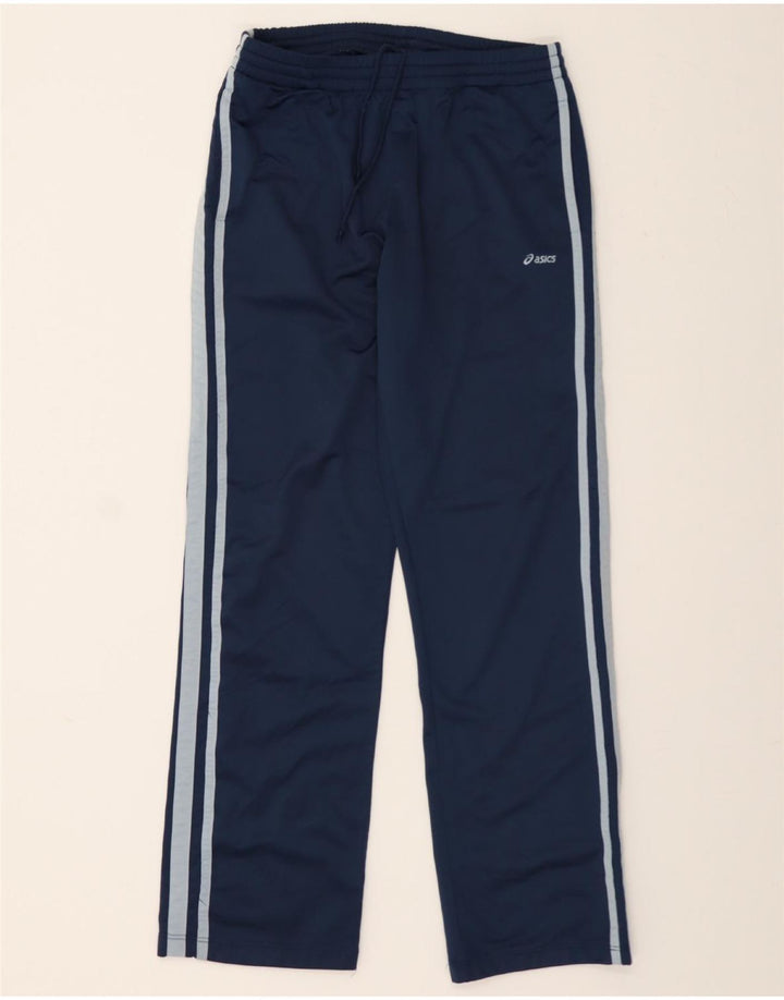 Pantaloni de trening ASICS pentru bărbați, mari, albastru, poliester