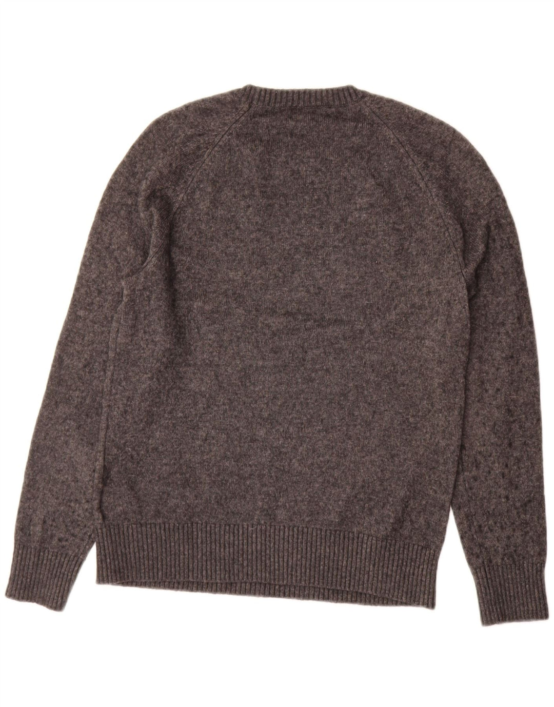 J. CREW Pulover pentru bărbați cu gât crew pulover din poliamidă cu pete gri mediu