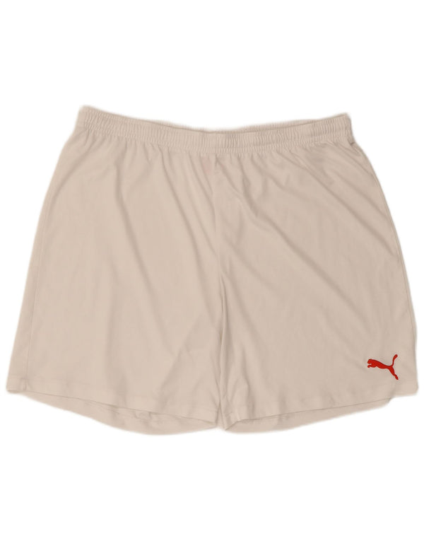 Pantaloni scurți sport pentru bărbați Puma 2XL alb