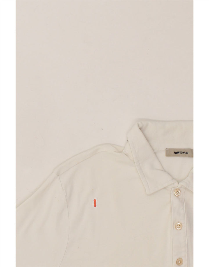 GAP Mens Slim Polo Shirt XL White Vintage Gap and Second-Hand Gap from Messina Hembry 