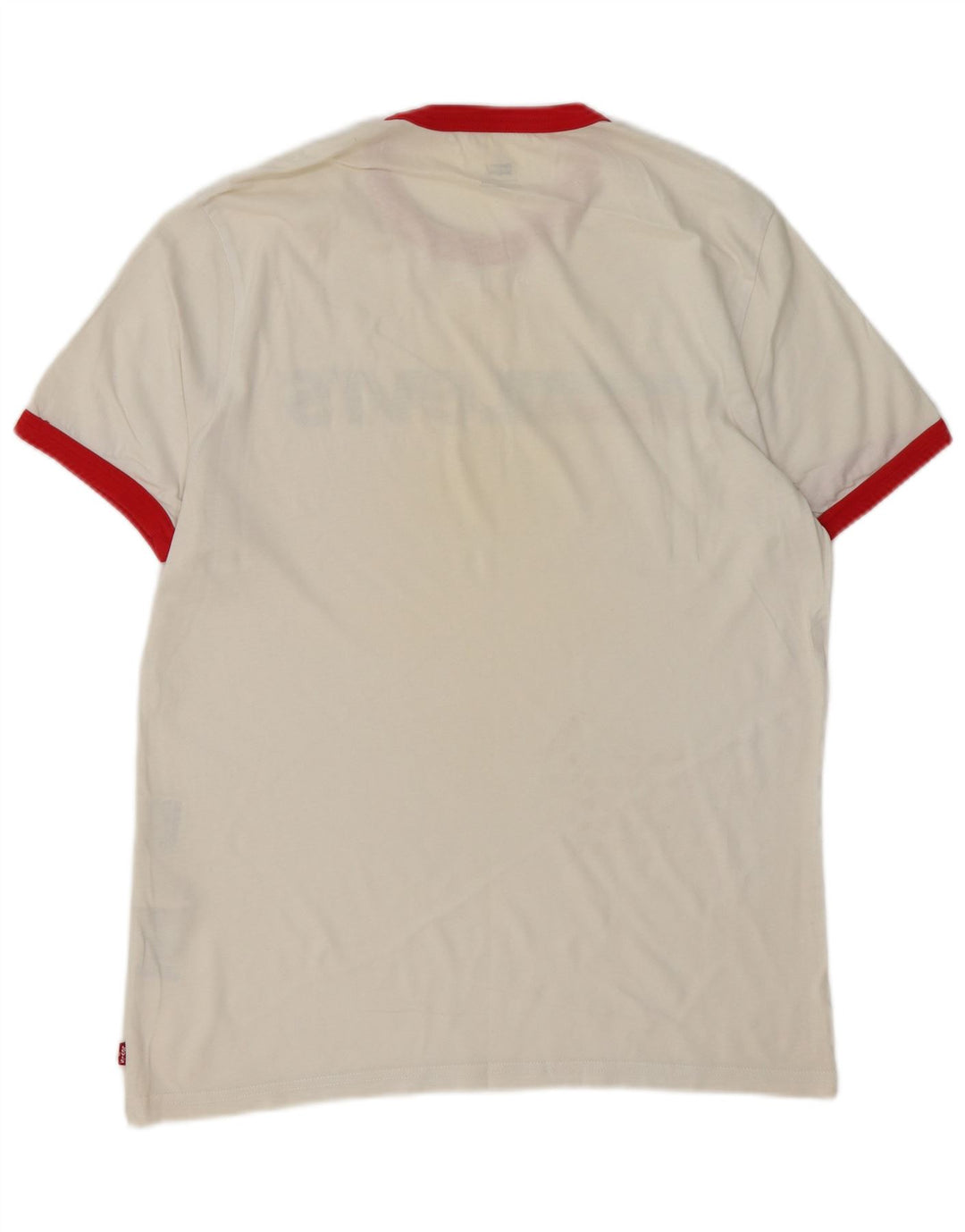 Tricou grafic pentru bărbați Levi's Top mare, alb, din bumbac color bloc