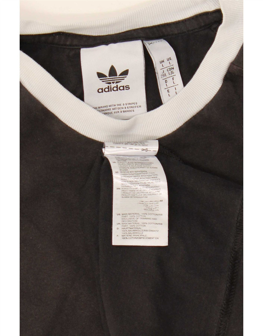 Tricou pentru bărbați Adidas Top mare, negru, bumbac