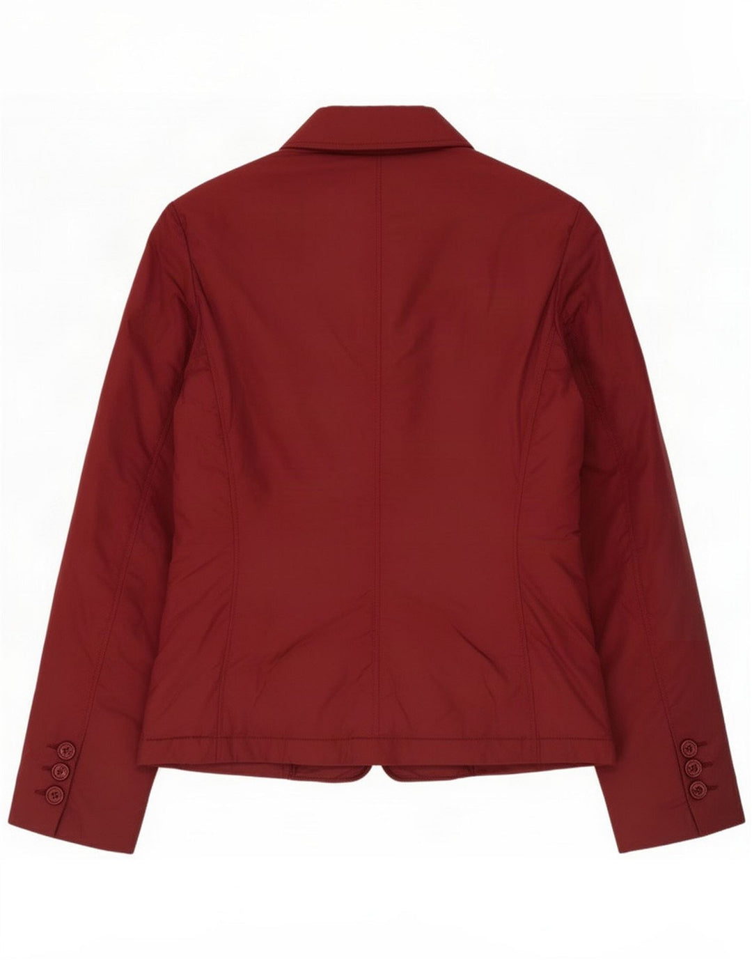 313 Tre Uno Jachetă căptușită pentru femei, IT 42 Medium Burgundy Nylon