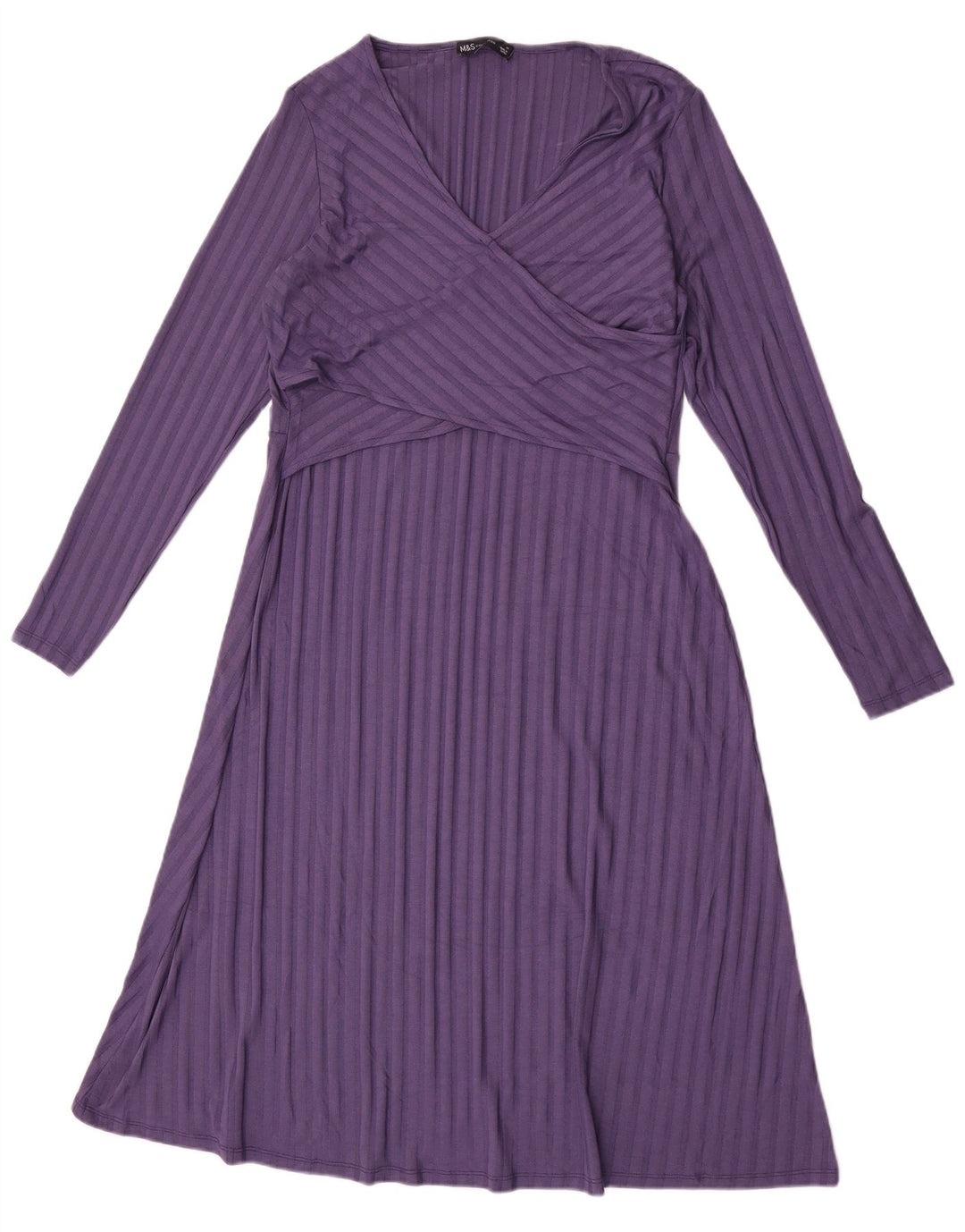 Rochie A-Line pentru femei Marks & Spencer UK 14 Medium Purple Dungat