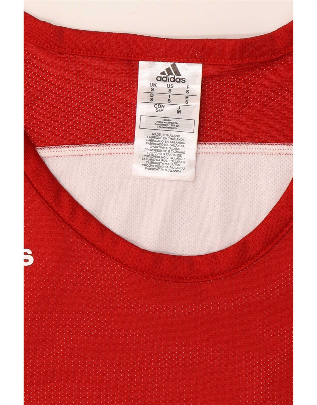Vest Vest Top pentru bărbați Adidas Small Red