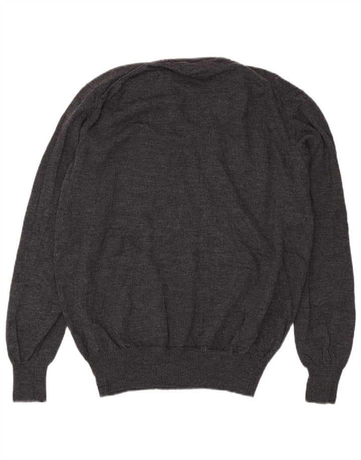 Pulover pentru bărbați Zara, cu decolteu în V, XL, gri