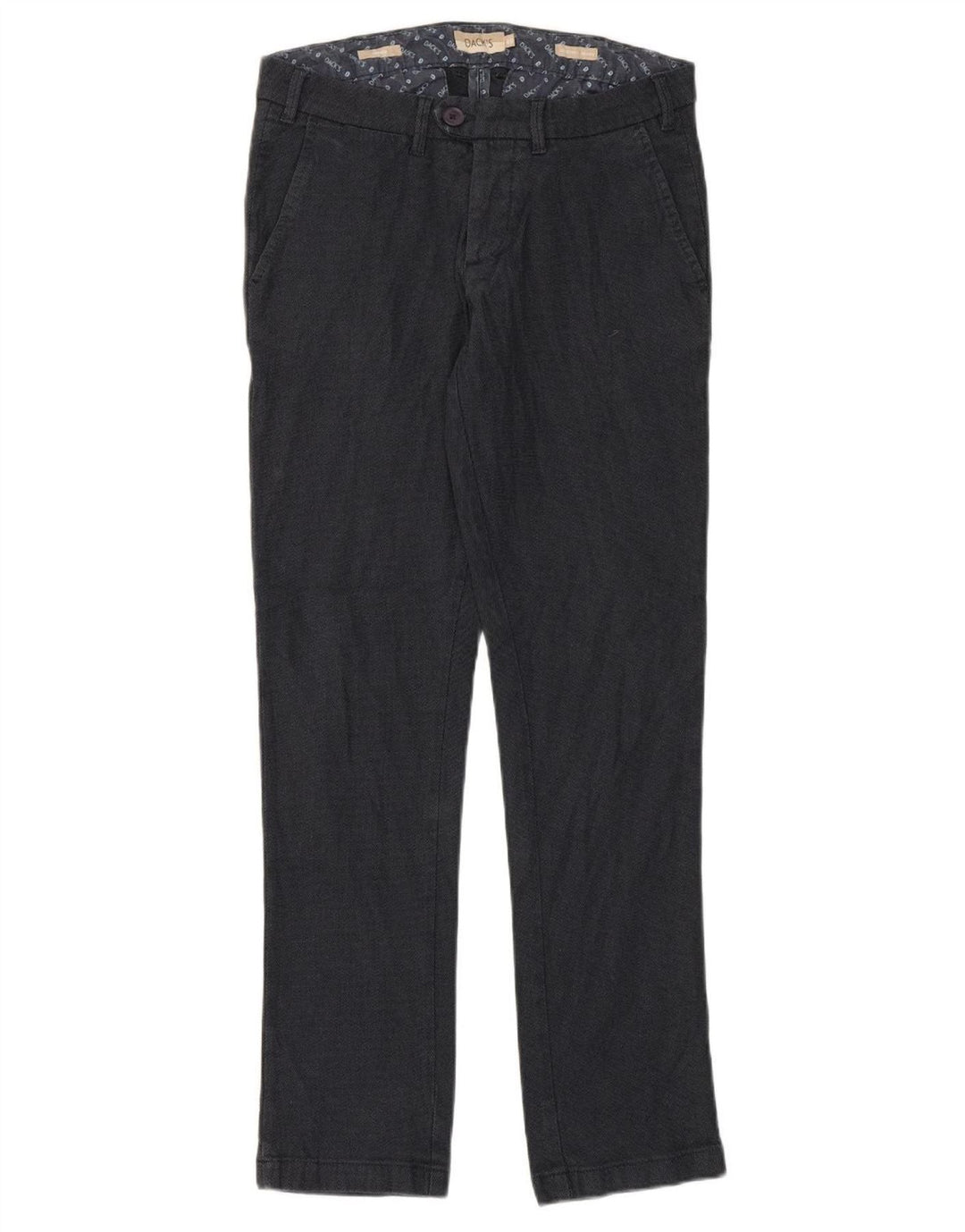 Pantaloni chino subțiri pentru bărbați Dack's IT 48 Medium L32 L32 Bumbac negru