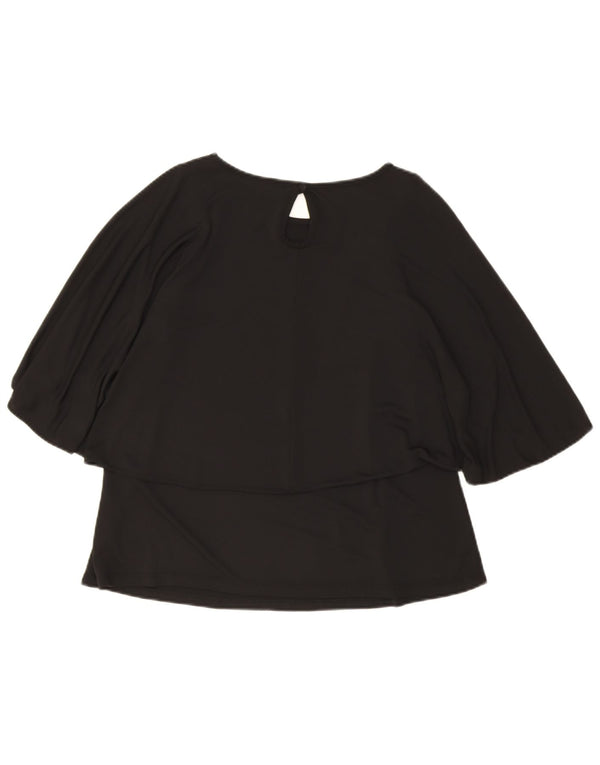 Bluză Topshop pentru femei Liliac Top UK 10 Poliester negru mic
