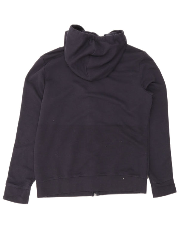 Pulover Adidas pentru femei, cu fermoar, UK 20/22 XL, albastru bleumarin, bumbac