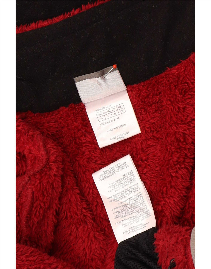 Jack Wolfskin jachetă de vânt cu glugă pentru femei UK 12 Medium Red Colorblock