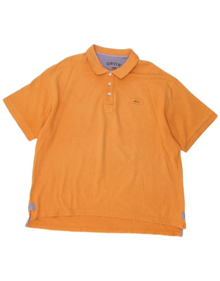 Tricou polo pentru bărbați Orvis 3XL portocaliu
