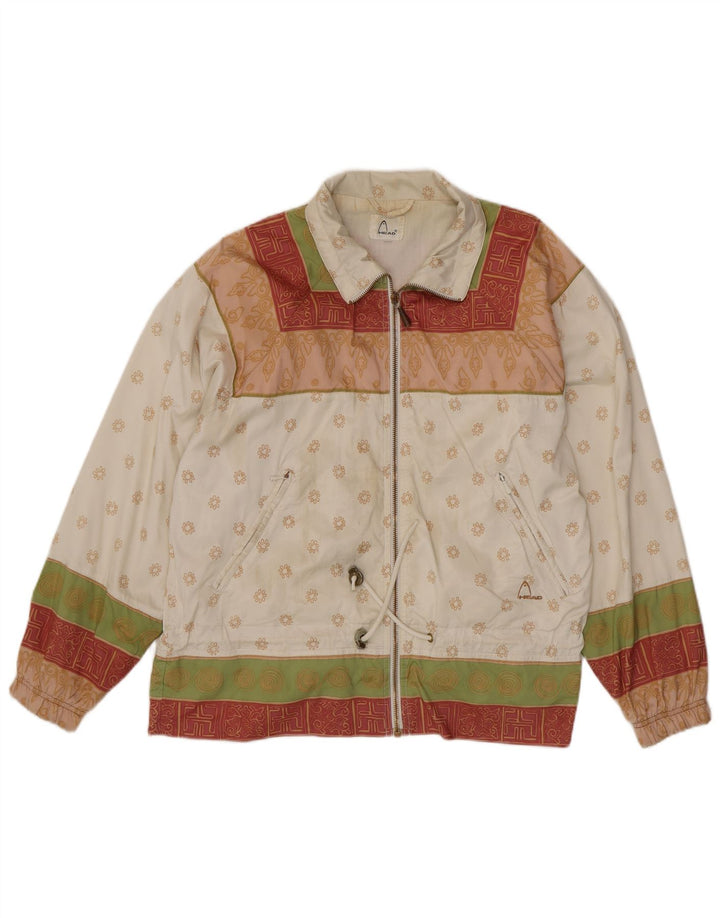 Bomber pentru femei HEAD UK 20 2XL Alb Floral