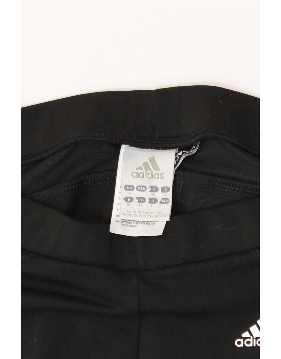 Leggings Adidas Climacool Capri pentru femei UK 12 Poliester mediu negru