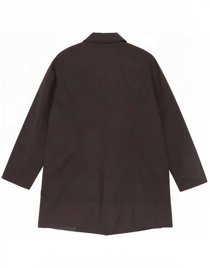 Zara pardesiu deschis pentru femei UK 16 mare, negru, poliester