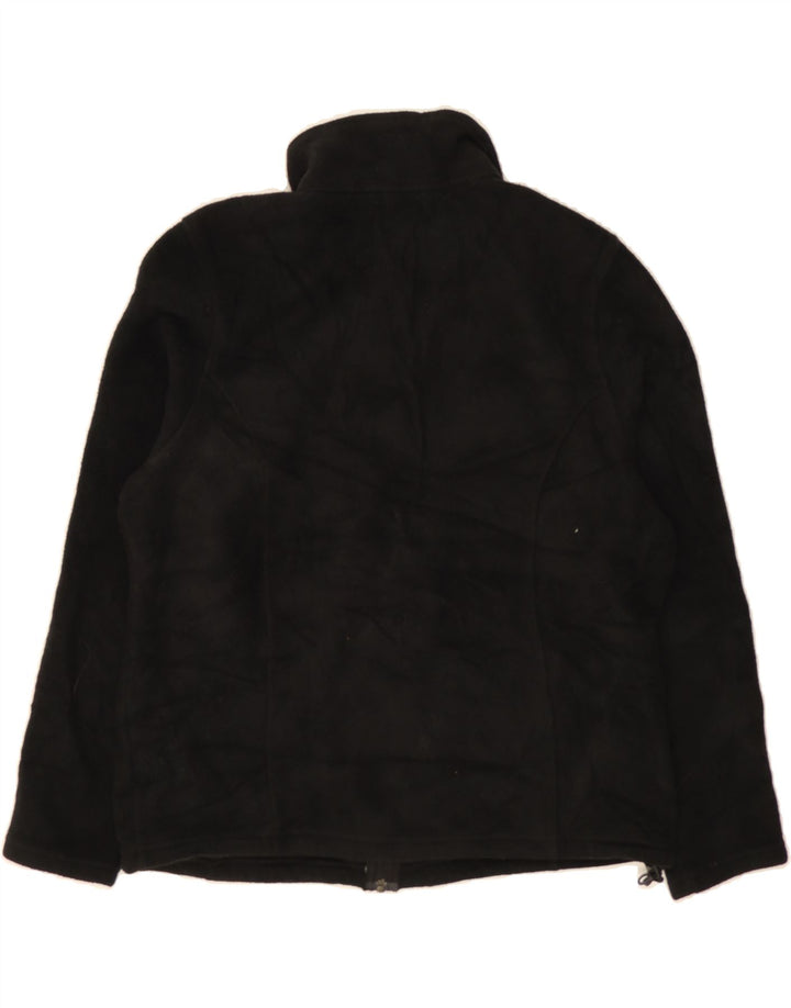 L.L.BEAN Womens Fleece Jacket UK 16 Large Black Polyester Vintage L.L.Bean and Second-Hand L.L.Bean from Messina Hembry 