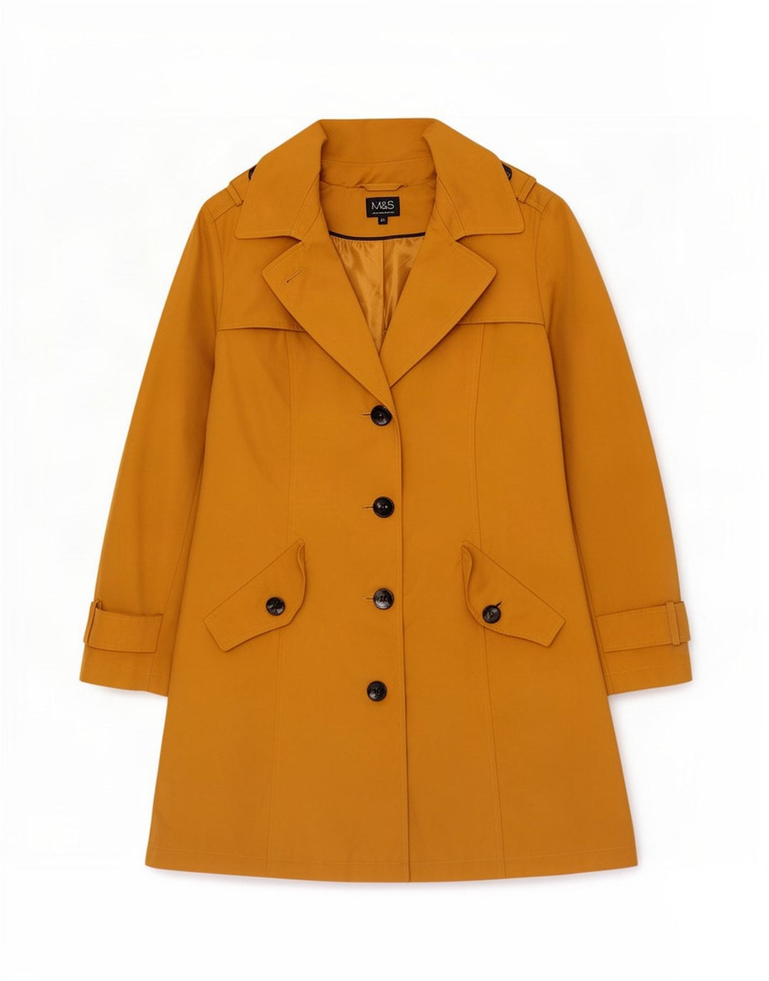 Trench pentru femei Marks & Spencer UK 12 Medium Bej Poliester