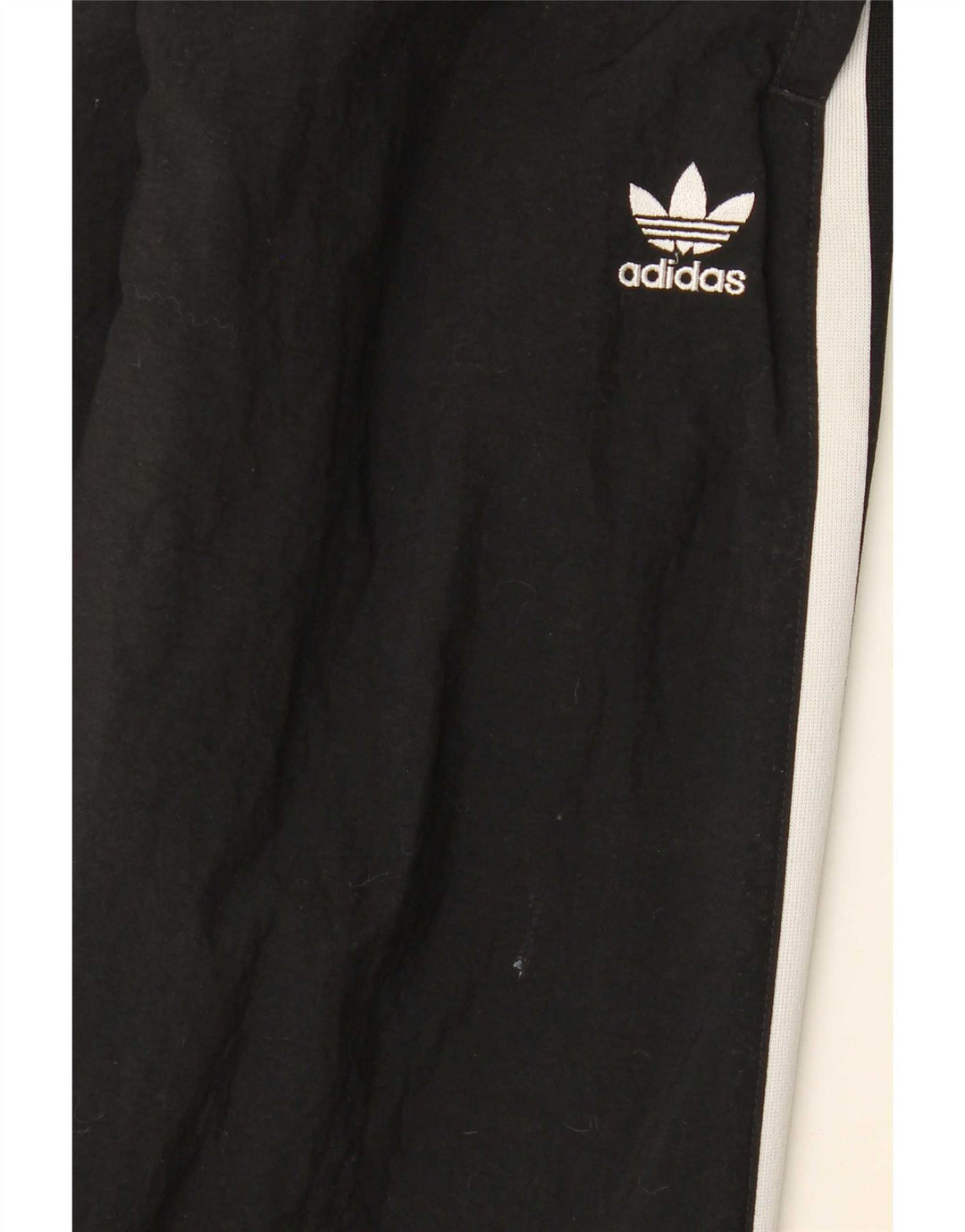 Pantaloni de trening Adidas pentru femei Joggeri UK 8 Poliester negru mic