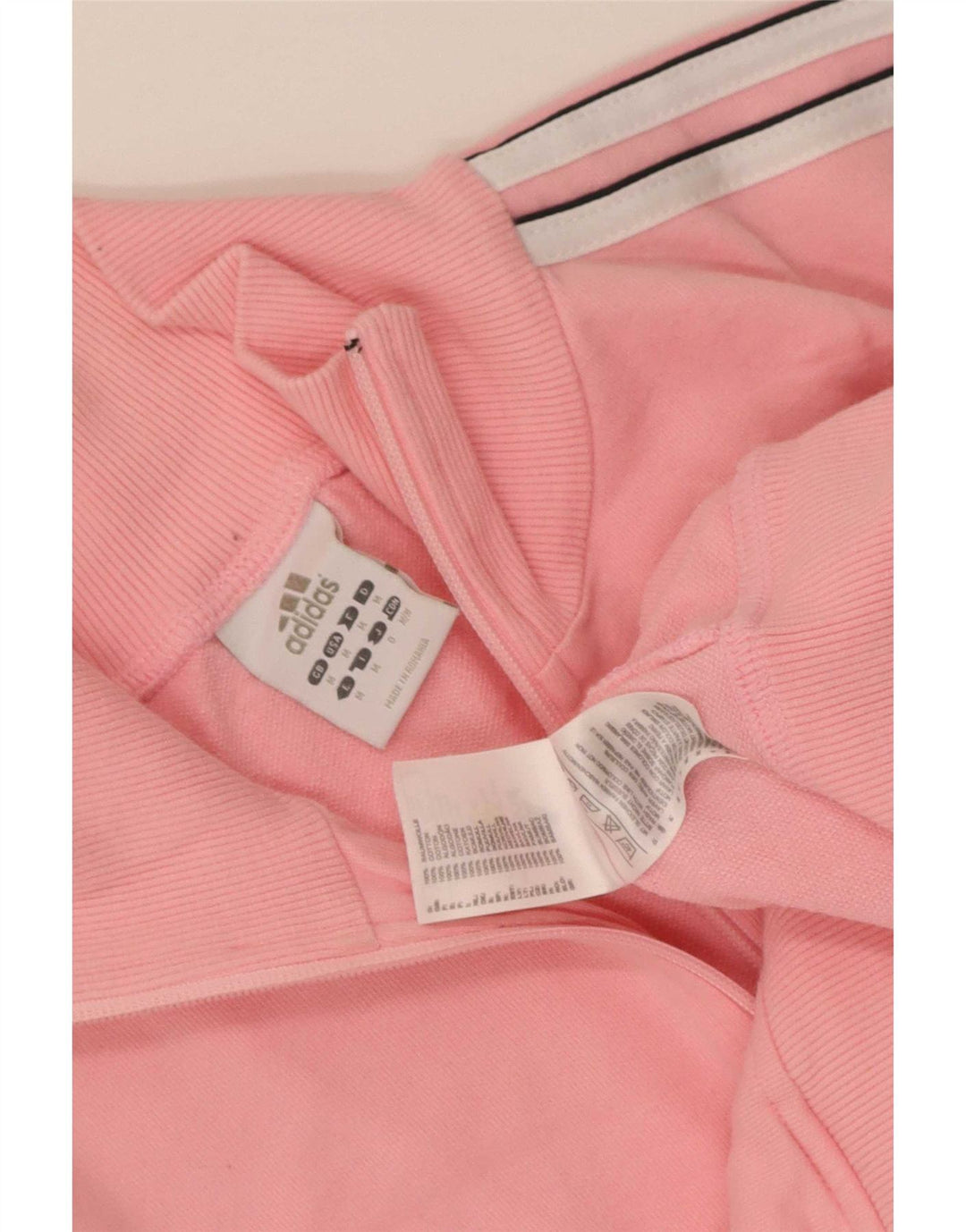 Jachetă Adidas Crop Trening Top Jacket UK 14 Bumbac Roz Mediu