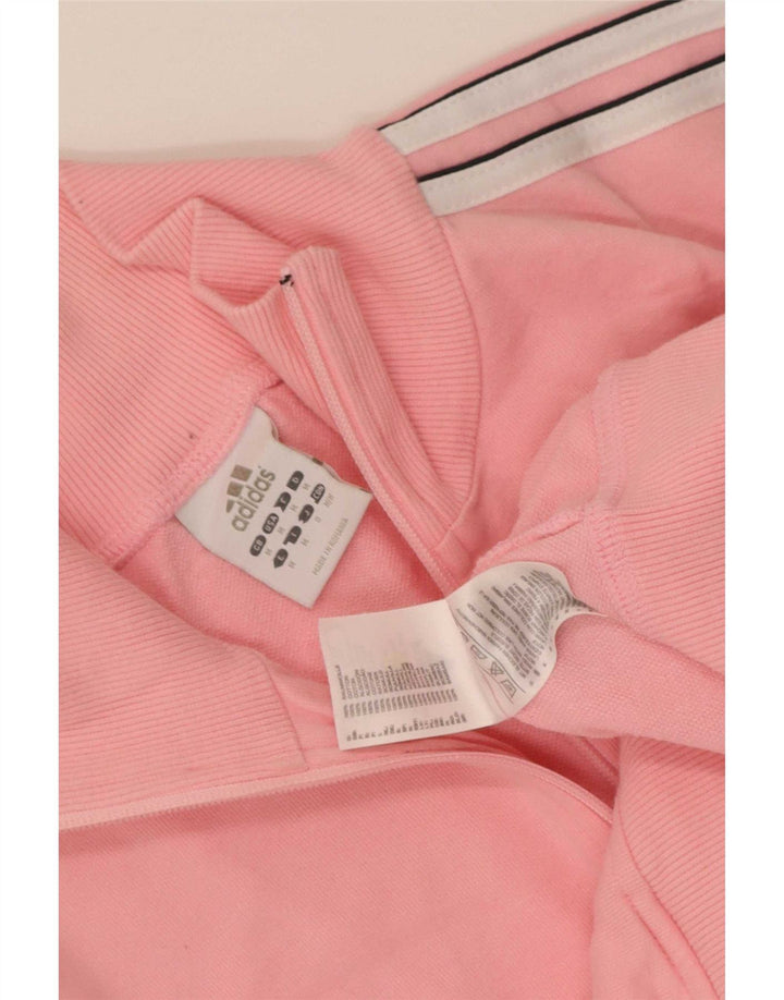 Jachetă Adidas Crop Trening Top Jacket UK 14 Bumbac Roz Mediu