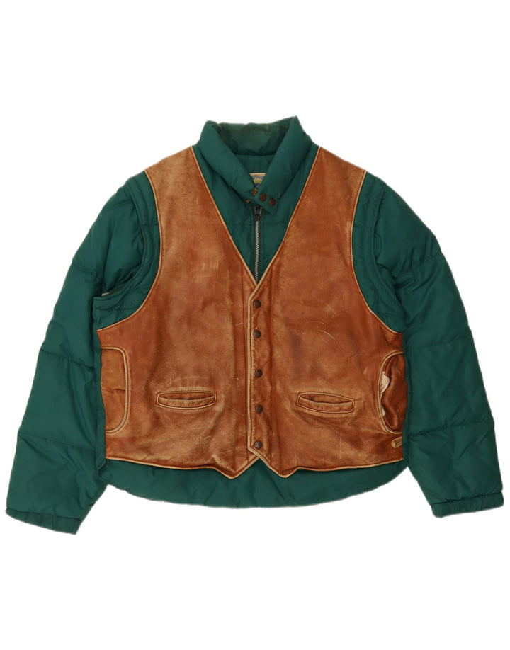 Jachetă căptușită pentru bărbați Charro IT 48 Medium Green Colorblock