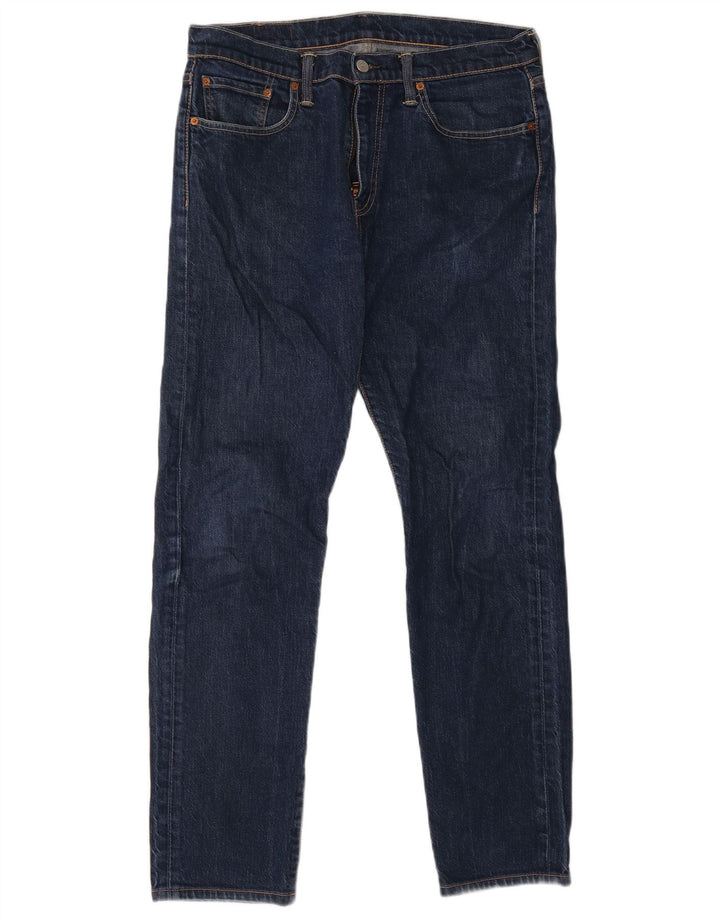 Blugi conici pentru bărbați Levi's 502 W32 L30 Bumbac albastru