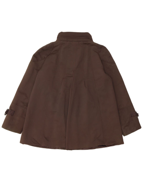 Zara Womens Duffle Jacket UK 18 XL Brown