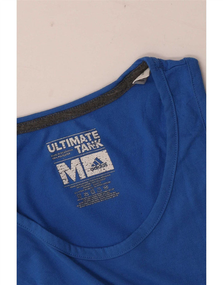 Vest Vest Top pentru bărbați Adidas Medium Blue Poliester