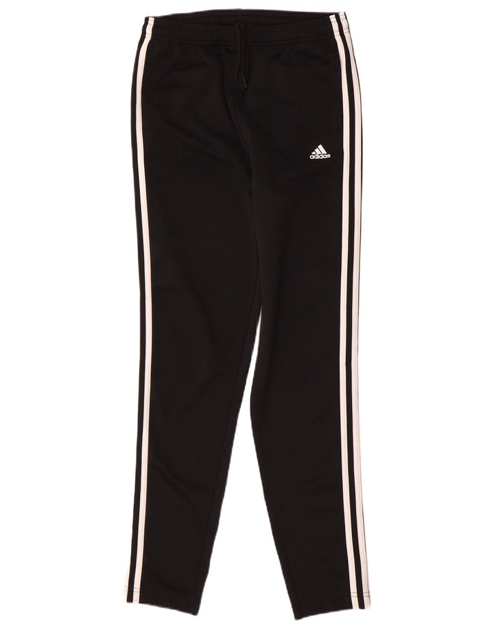 Pantaloni de trening Adidas fete 13-14 ani poliester negru