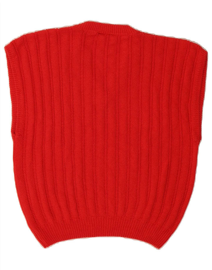 ADLER Womens Vest Tank Top IT 42 Medium Red Vintage Adler and Second-Hand Adler from Messina Hembry 