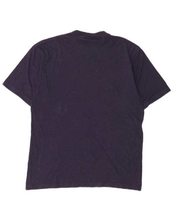 Tricou cu grafică pentru bărbați Fila Top XL Bumbac bleumarin