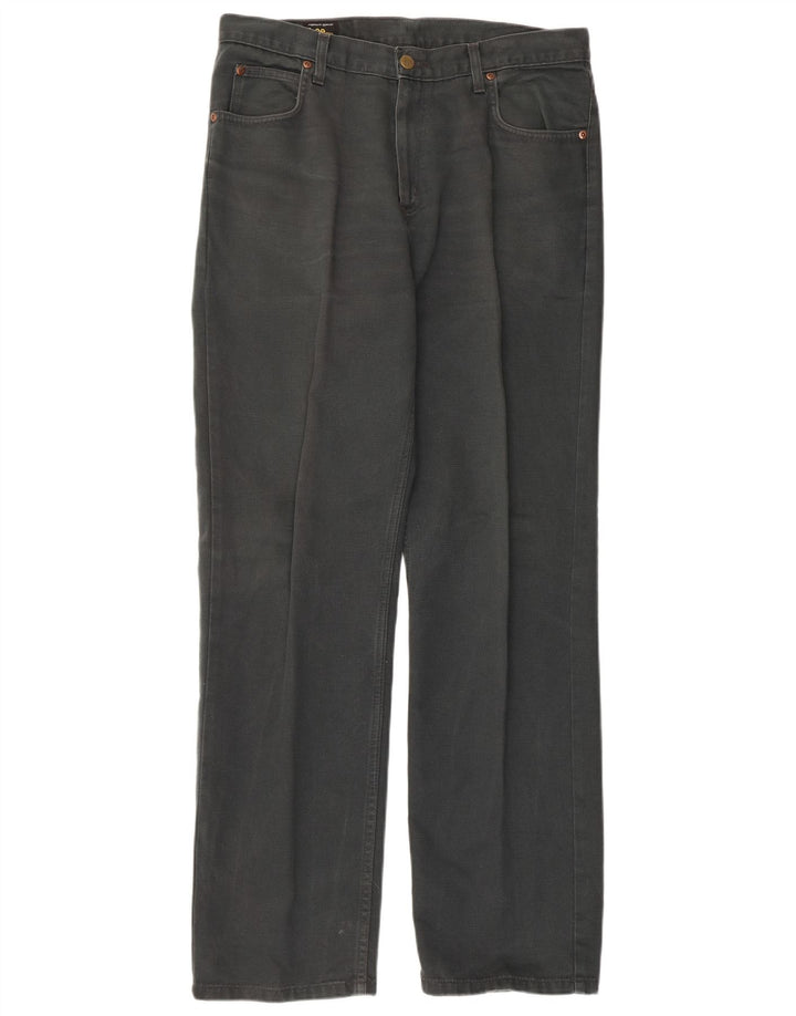 Blugi drepti pentru bărbați LEE W34 L32 bumbac gri