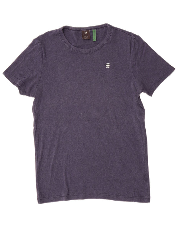 G-Star Womens T-Shirt Top UK 14 Large Navy Blue Cotton