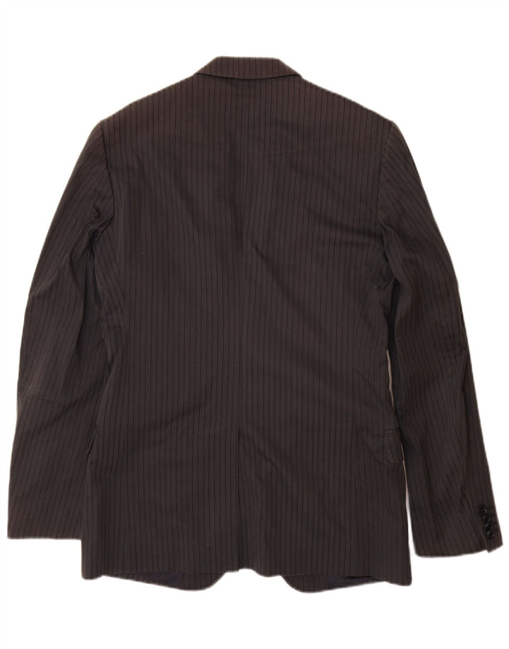 Blazer pentru bărbați Dolce & Gabbana IT 48 Medium bleumarin cu dungi