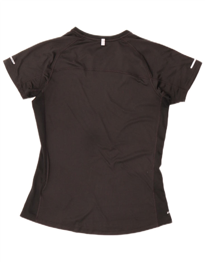 Tricou Nike Dri Fit pentru femei Top UK 12 Medium Negru Poliester