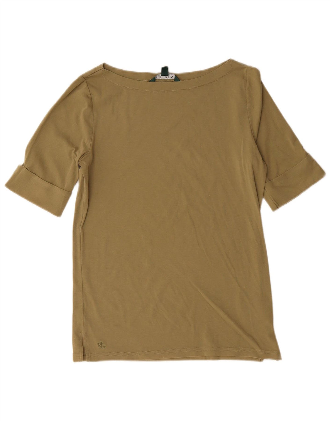 Bluză pentru femei Ralph Lauren UK 12 Medium Khaki Bumbac