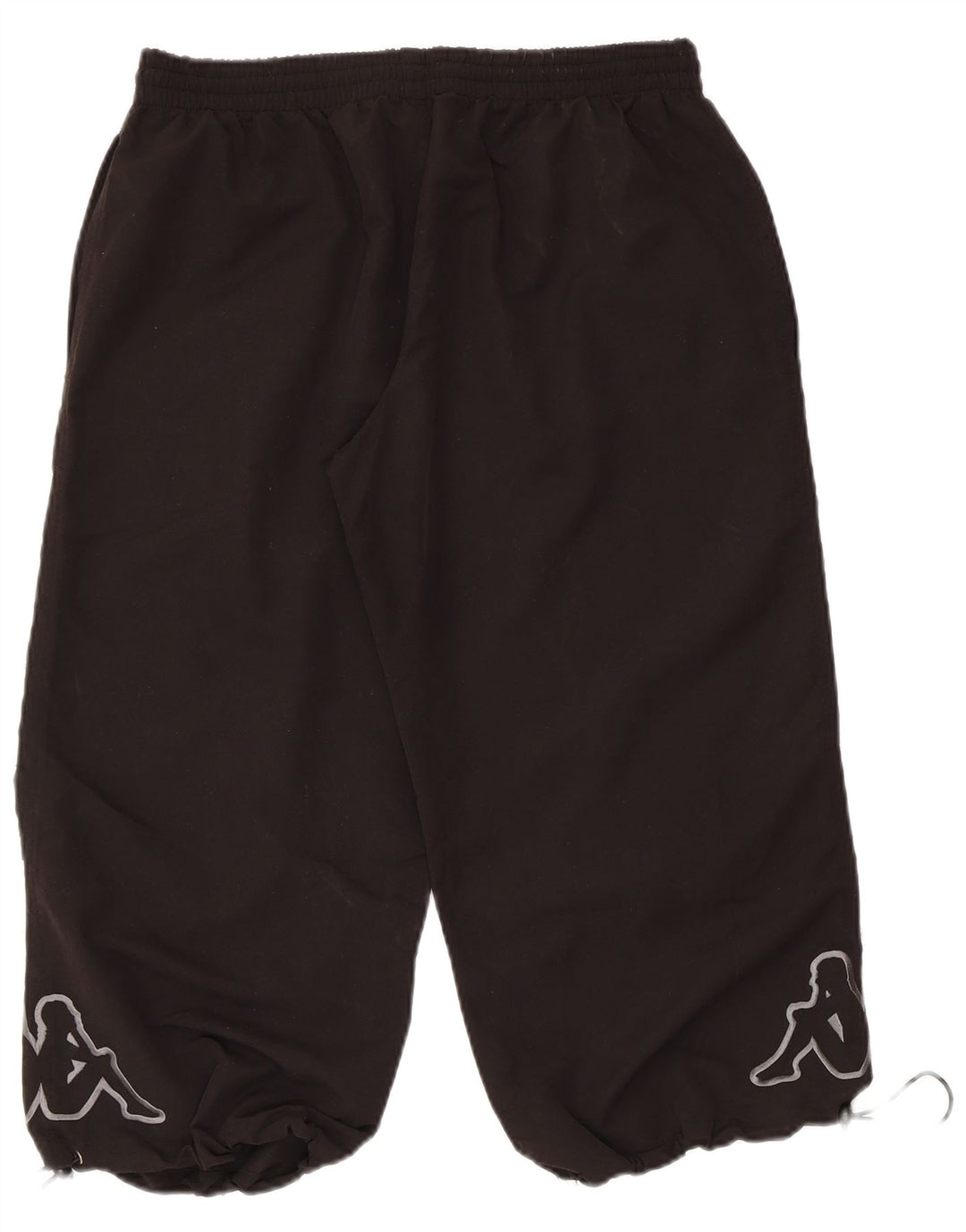 Pantaloni de trening KAPPA pentru bărbați grafic Capri, poliester mediu negru