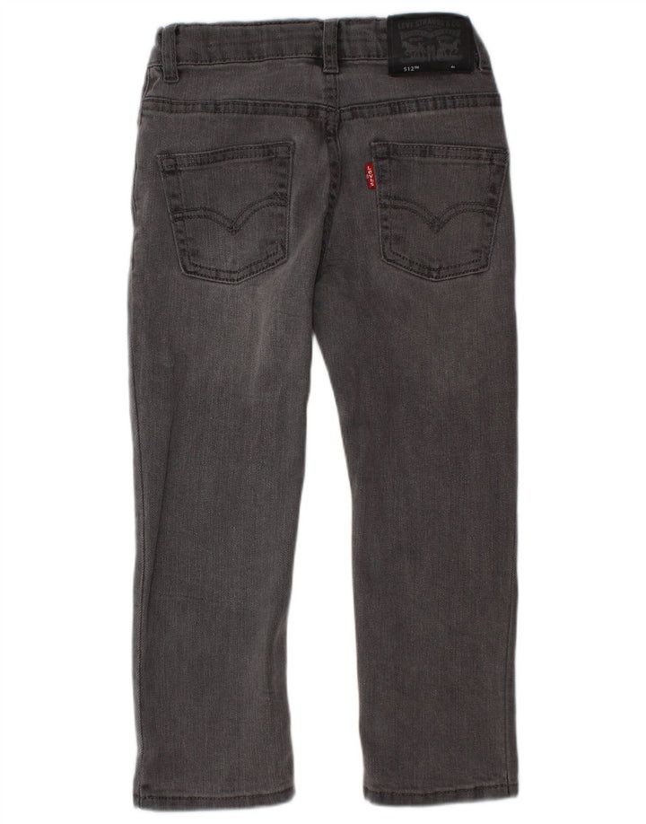 Levi'S Boys 512 Slim Tapered Jeans 3-4 ani W20 L16 bumbac gri