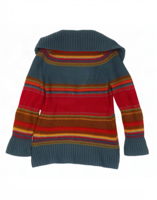 Pulover cardigan pentru femei Monsoon UK 12 Mediu, multicolor, cu dungi acrilice