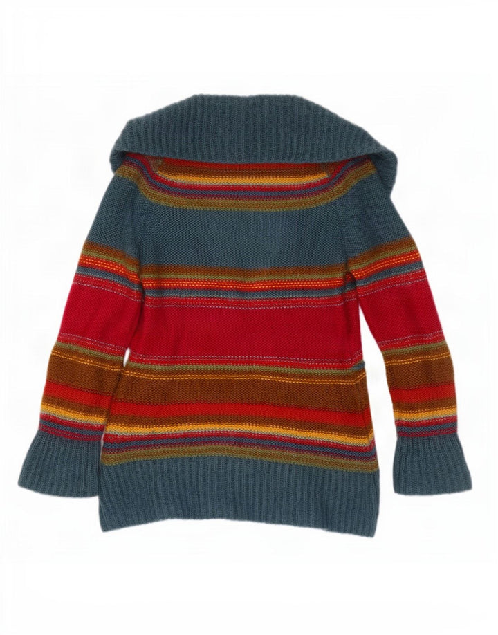 Pulover cardigan pentru femei Monsoon UK 12 Mediu, multicolor, cu dungi acrilice