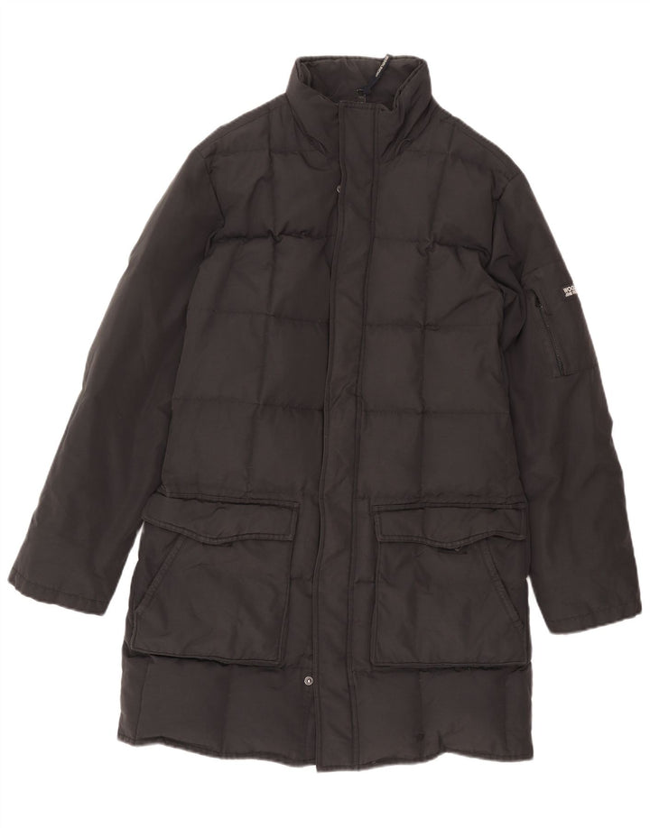 Palton căptușit pentru bărbați Woolrich UK 38 Nylon mediu negru