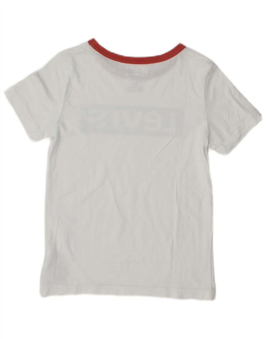 Tricou grafic LEVI'S pentru baieti Top 9-10 ani bumbac alb