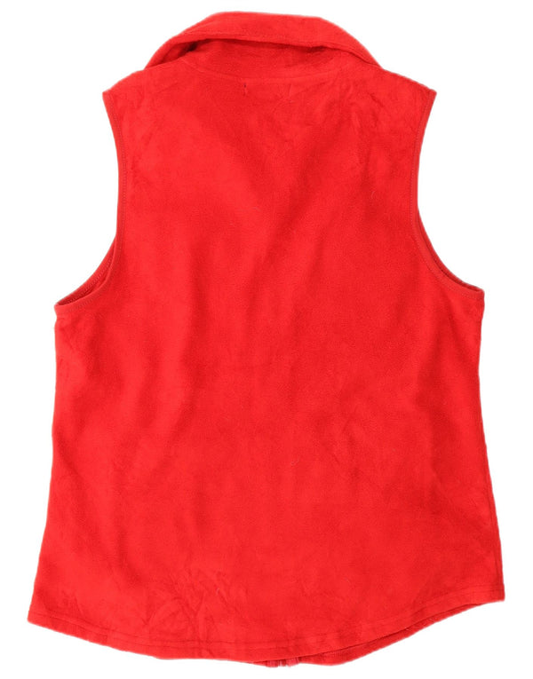Gilet din fleece pentru femei Chaps UK 16 Poliester roșu mare