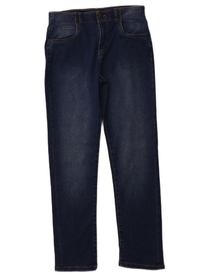 LEE Womens Straight Jeans W29 L29 Blue Cotton