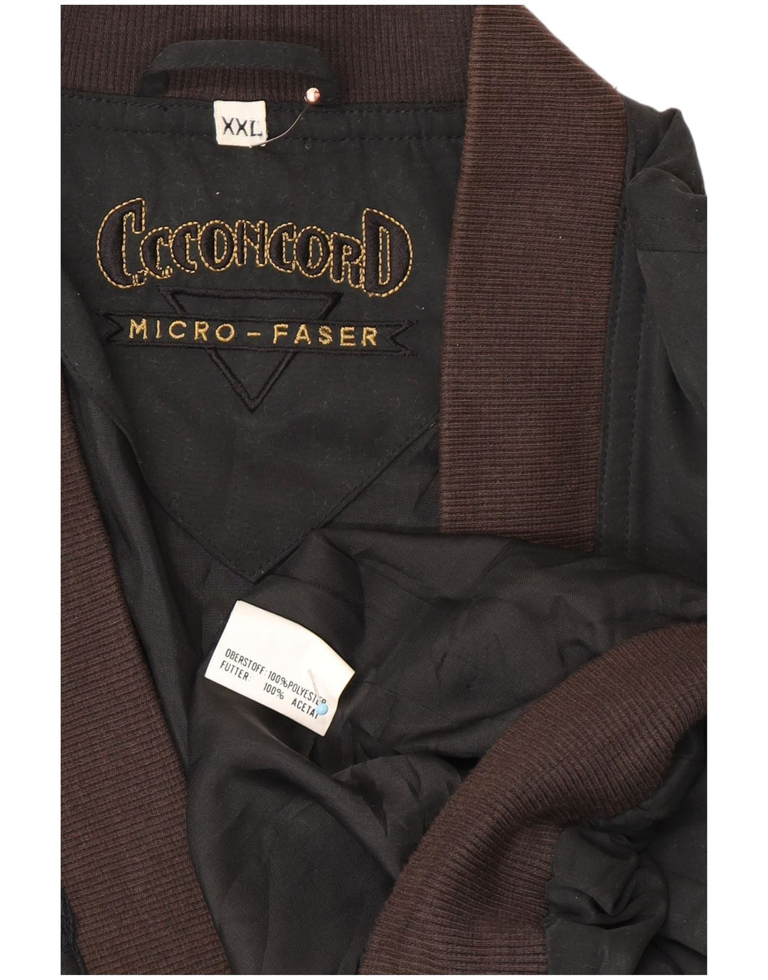C.C.CONCORD Jachetă Bomber pentru bărbați UK 44 2XL Negru Poliester color bloc