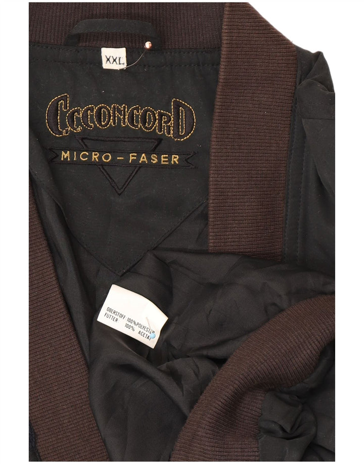C.C.CONCORD Jachetă Bomber pentru bărbați UK 44 2XL Negru Poliester color bloc