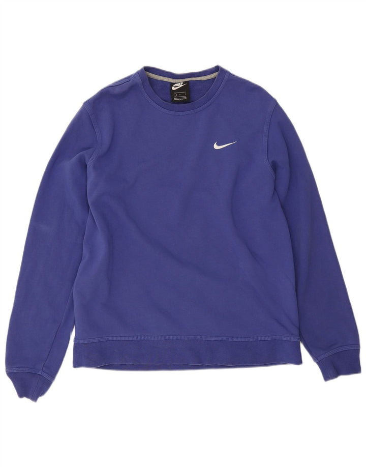 Hanorac pentru bărbați Nike Pulover mare, albastru, bumbac