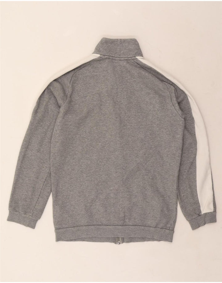 Jachetă de trening pentru bărbați PUMA XS, bumbac color bloc, gri